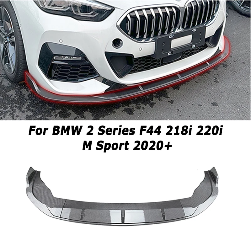 

Car Front Bumper Lip for BMW 2 Series F44 218i 220i M Sport 2020+ Diffuser Splitter Auto Exterior Car Accessories Afternarket