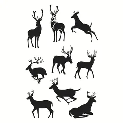 Deer Clear Stamps Seal for DIY Scrapbooking Card Transparent Stamps Making Photo Album Crafts Decoration New Stamps