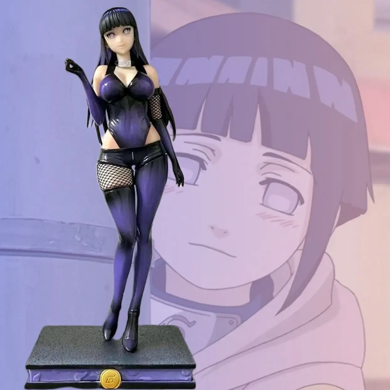 28 سنتيمتر جديد ناروتو أنيمي الشكل هيوغا هيناتا الطرفية البلاستيكية نموذج مثير فتاة جميلة تمثال سطح المكتب الحلي هدايا عيد اللعب