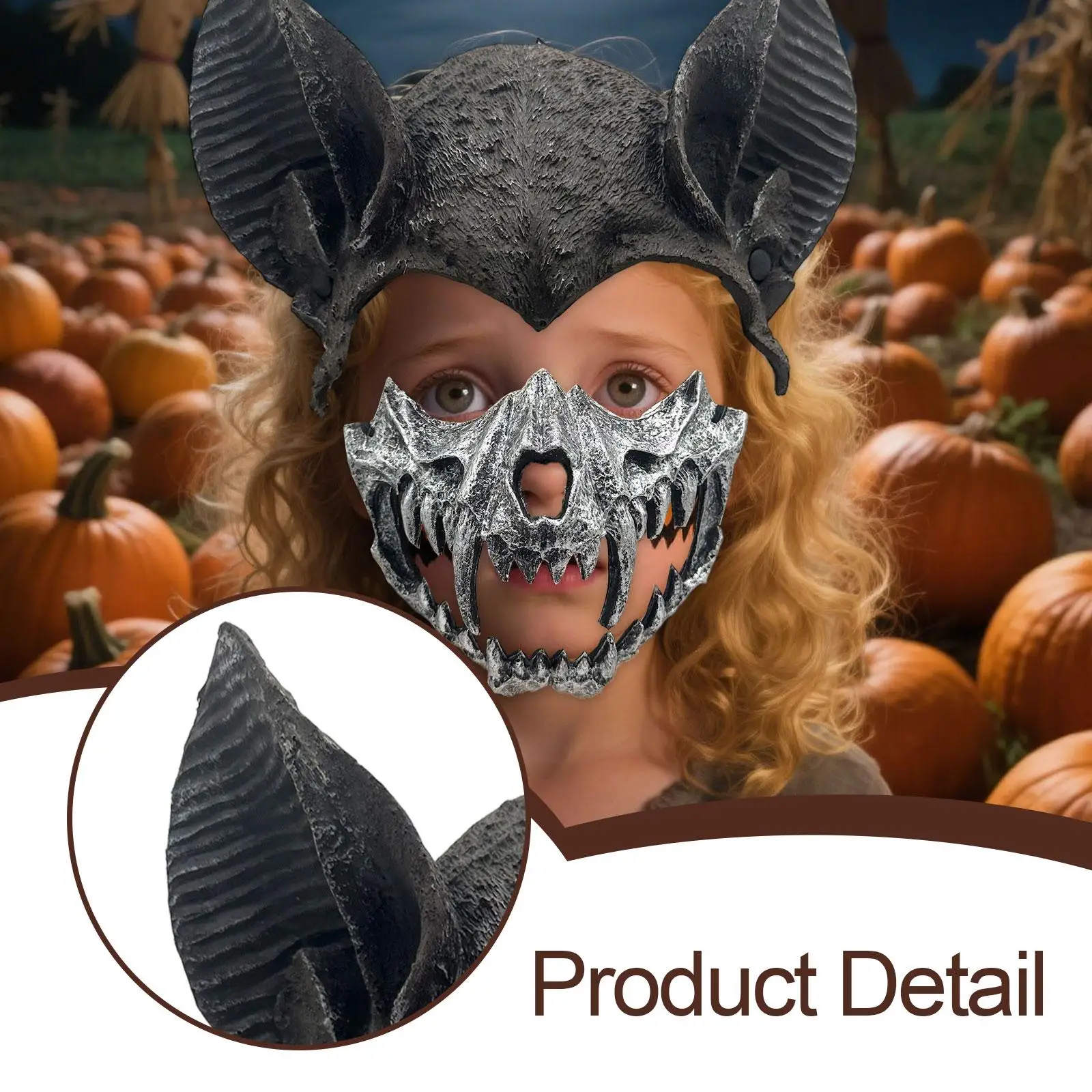 قناع تنكري للهالوين ممتع فريد من نوعه للرجال والنساء لحفلات أعياد الميلاد والأصدقاء #5