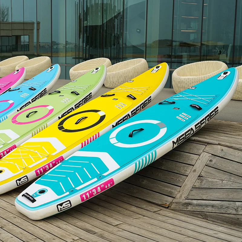 Lanke surfboard sup paddle board stand-up competitive inflatable racing paddle board water skateboard luya boat