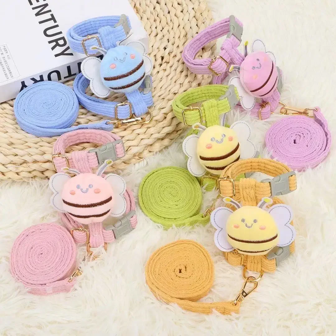 Conjunto de laisse SFP con alas para animaux de compagnie, correas de poitrine ajustables para gatos, gatos y petits chiens