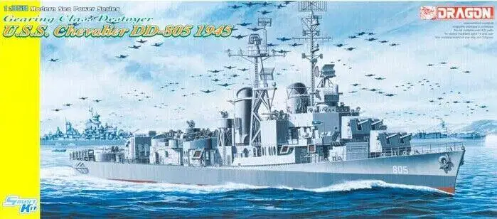 

DRAGON 1046 1/350 Scale U.S.S. Chevalier DD-805 1945 Model Kit