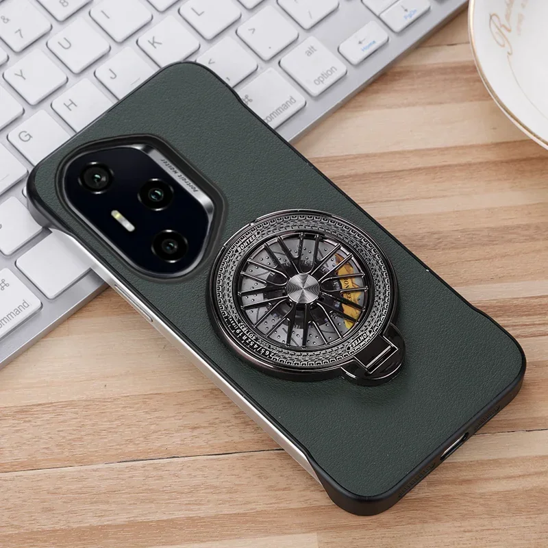 الدورية الجيروسكوب Magsafe حامل جراب هاتف لهواوي الشرف 300 200Pro لايت رقيقة جدا نمط جلدية فرملس غطاء وقائي