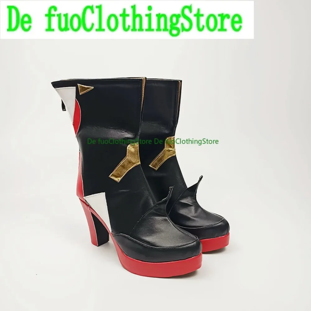 インパクト 3rd 雷電メイ ヘルシャー コスプレ靴 アニメ ゲーム ハロウィン コスチューム パーティー小道具 ShoesDefuoClothing