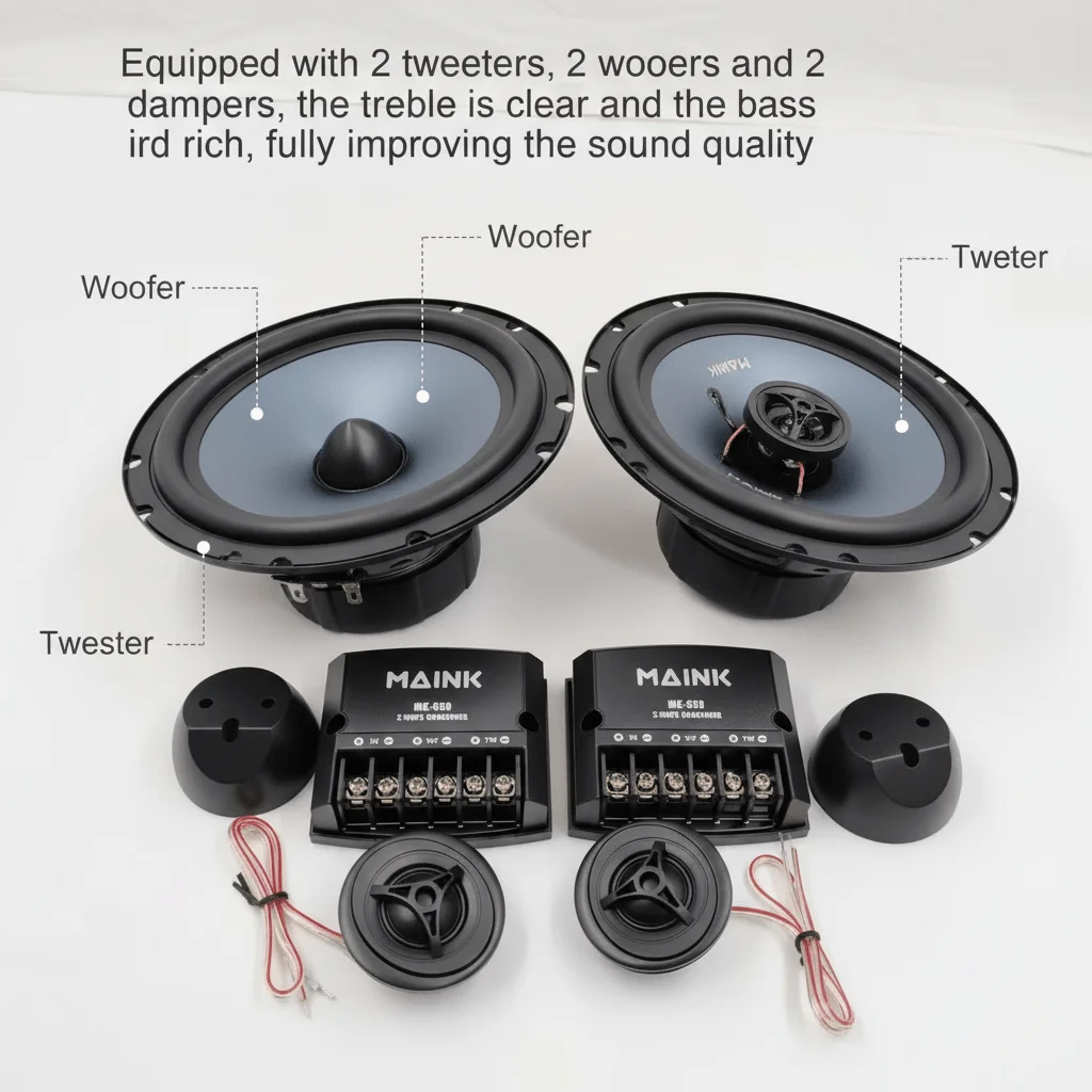 1 Paar 6,5 Inch Auto Audio Lui - Car Audio Component Speaker 6.5 recensie en prijs