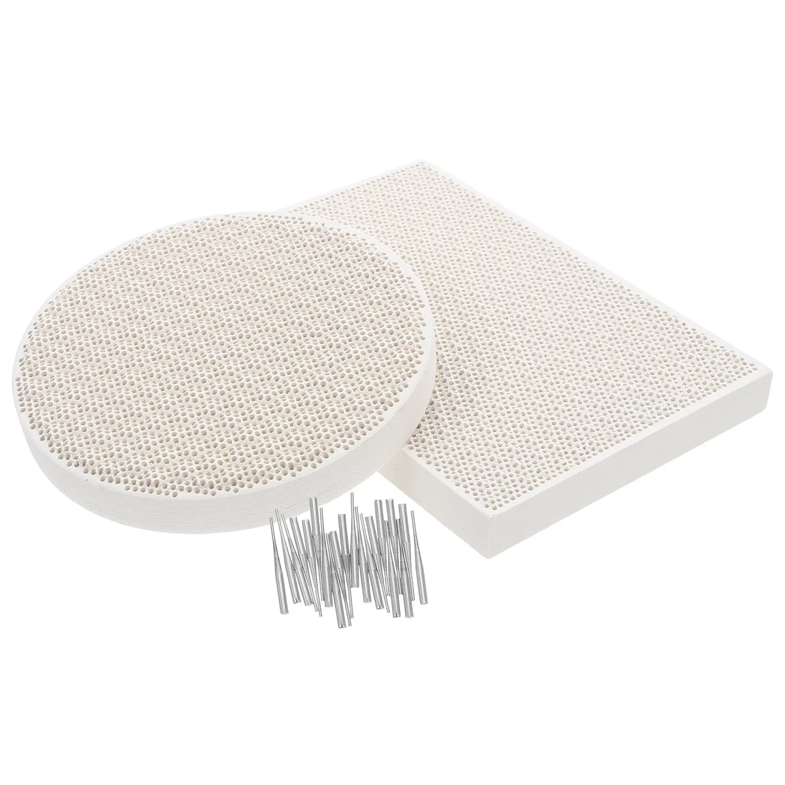 

1Set Ceramic Honeycomb Soldering Board for Jewelry Making Melting Casting Welding Heat Resistant Portable Professional Jewelry