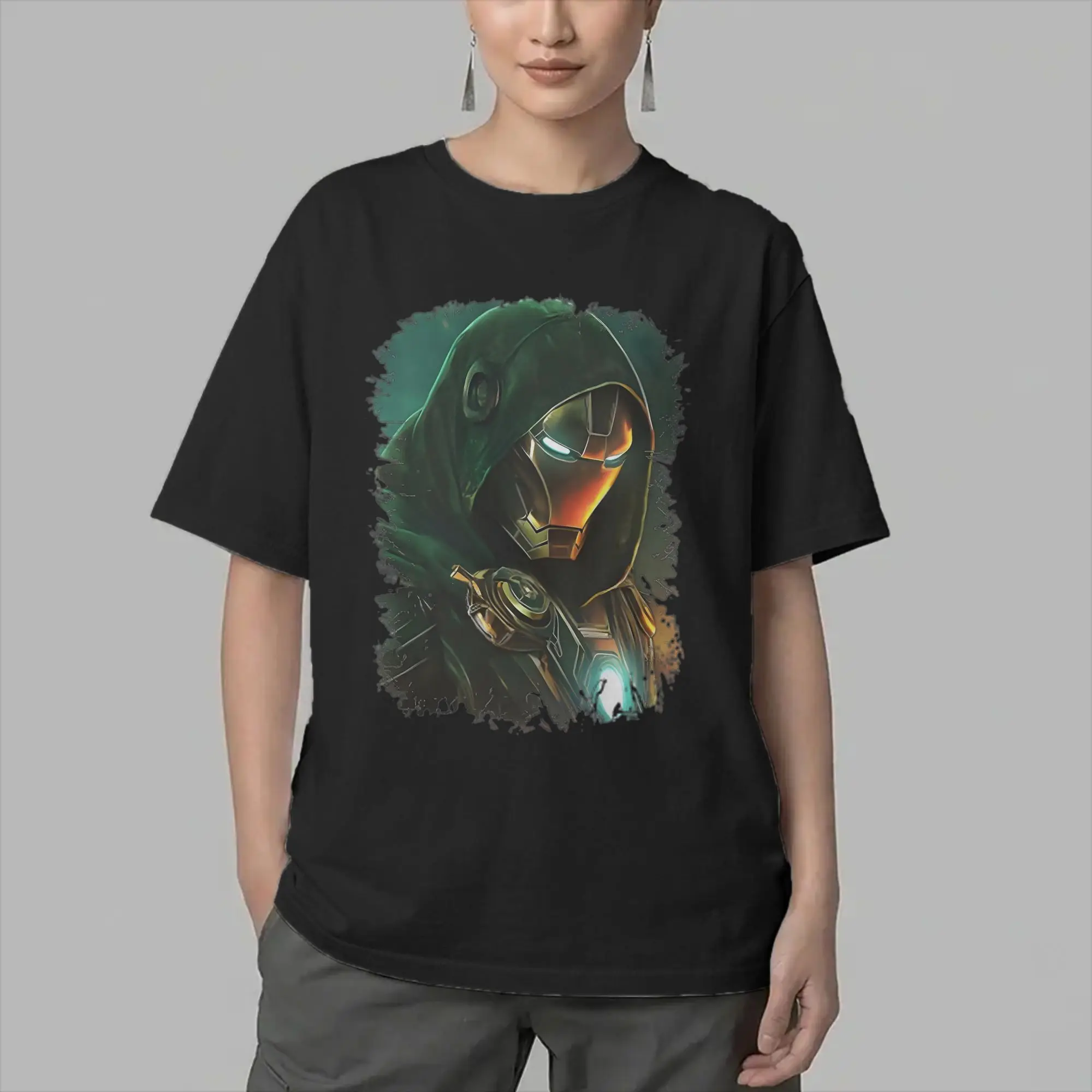 Dr Dooms Comics T-Shirt for Men  Vintage 100% Cotton Tee Shirt Crew Neck Short Sleeve T Shirt 4XL 5XL 6XL Clothes