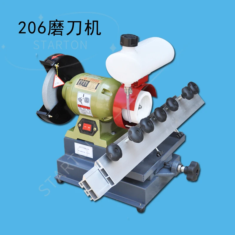 206 Woodworking Knife Sharpener, Flat Throwing Planer, Manual Linear Multi-function Woodworking Wheel Machine, Electric Sharpene