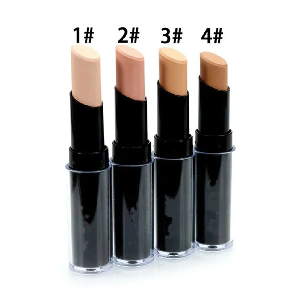 Highlighter corretivo stick 01 textura suave aparência natural capa de manchas iluminar rosto cosméticos corretivo caneta