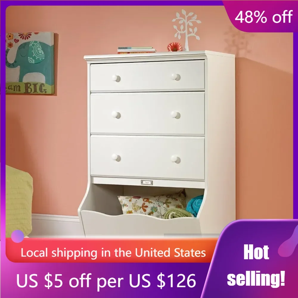 

L: 30.08" X W: 19.37" X H: 47.01" Home Furniture for Tv 3-Drawer Chest Storage Cabinet Furniture Organizer Room Crack Shelves