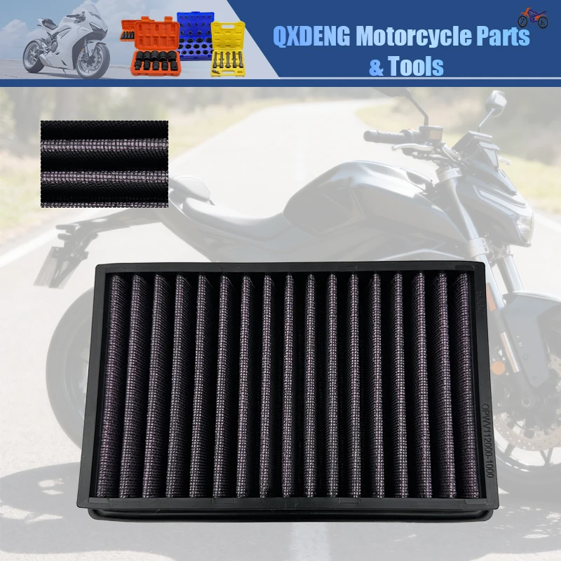 1 Stück Motorrad-Luftfilter für CFMOTO 800NK CF800-7 CF800-7F Luftansaugreiniger Ersatz P-CF8N23-01 0PWV-112000-1000