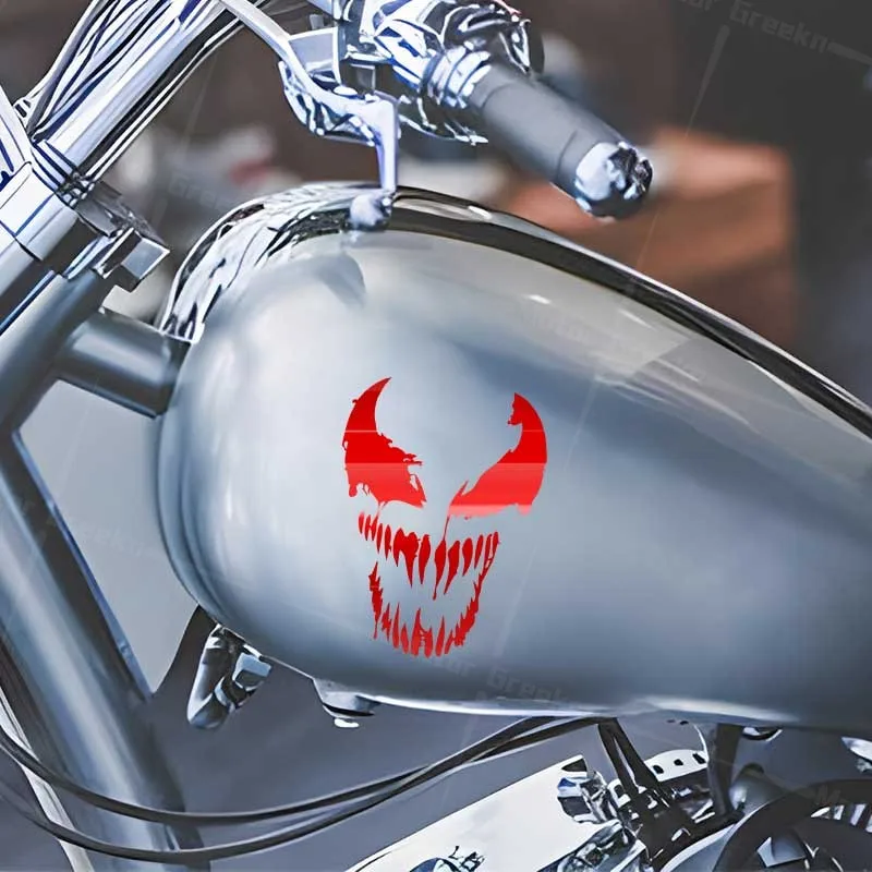 Motorcycle Stickers Devil Villain Decorative Stickers Racing Fuel Tank Body Side Car Rear Windshield Decal Auto Decorative
