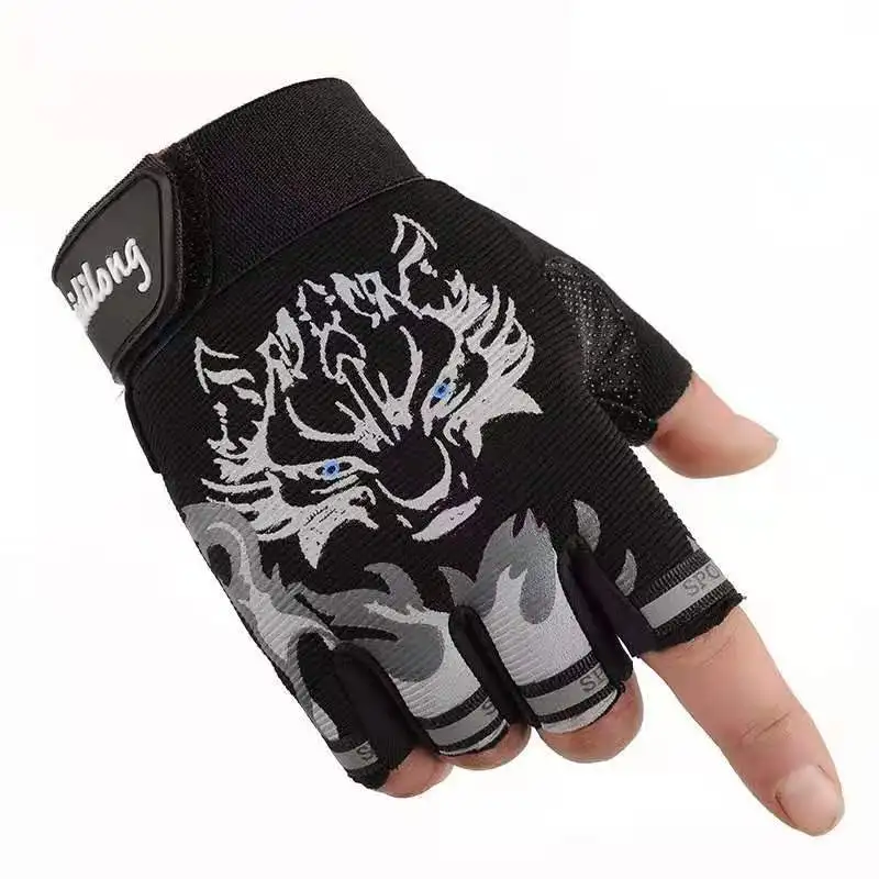 Body Building Gym Training Fitness Weight Lifting Gloves For Men Women Workout Half Finger Exercise Gym Tactical Gloves