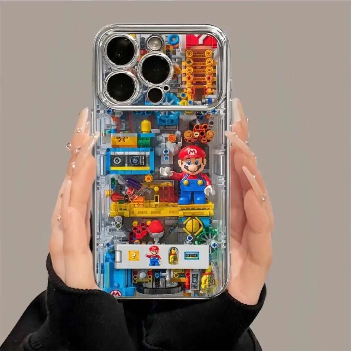 حافظة لهاتف آيفون 17 برو ماكس 16 15 14 13 12 11 Pro X XSMax 16 Plus 17Air غطاء شفاف