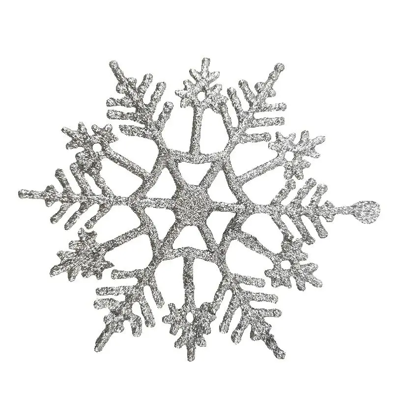 

(10pieces) 10 * 10cm Snowflake Christmas Tree Decoration New Year Gift Handmade Decoration DI