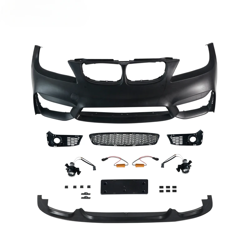 Body Parts 2009-2012 Series 3 LCI E90 Upgraded M4 Style Bumper Kit Polypropylene Plastic Body Kit BMW E90 Body Kit