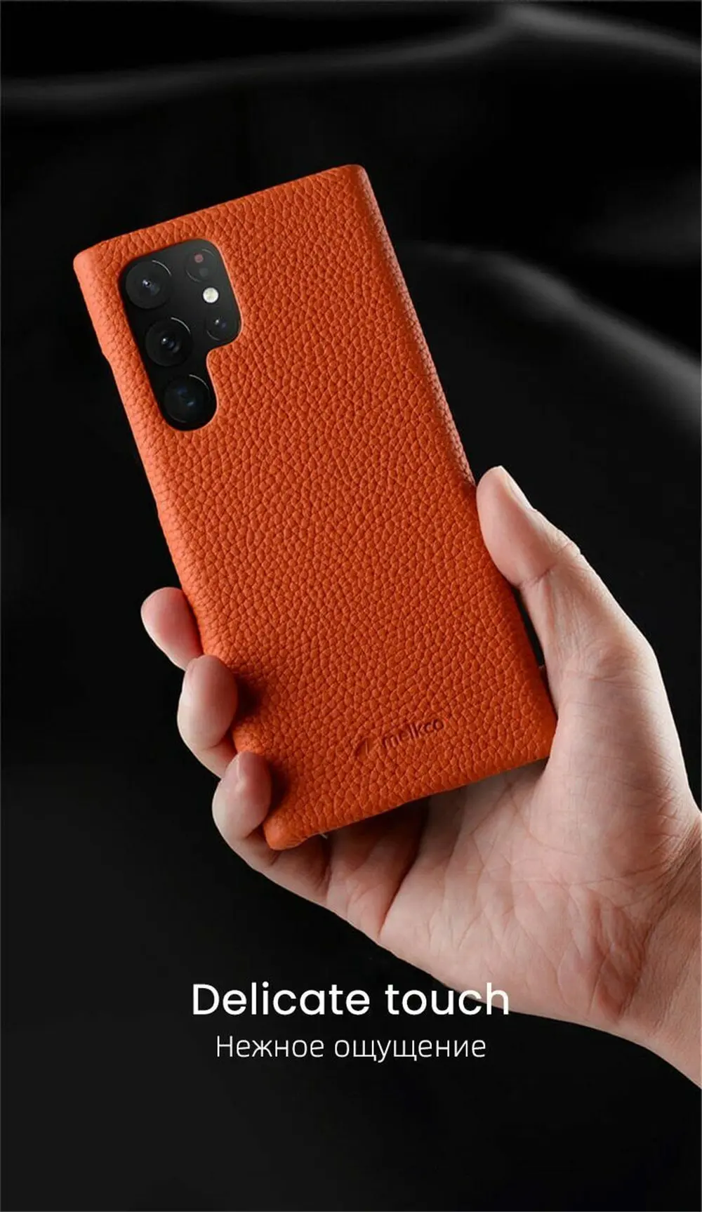 

Elegant Natural Cowhide Leather Case for Samsung Galaxy S25 S24 Ultra S23 Half-Wrapped Cover