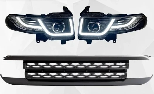 Volledige LED koplampen voor Toyota FJ Cruiser 2007-2015 Montage Land Rover stijl projectorlens sequentiële signaal Plug & Play 2 stuks
