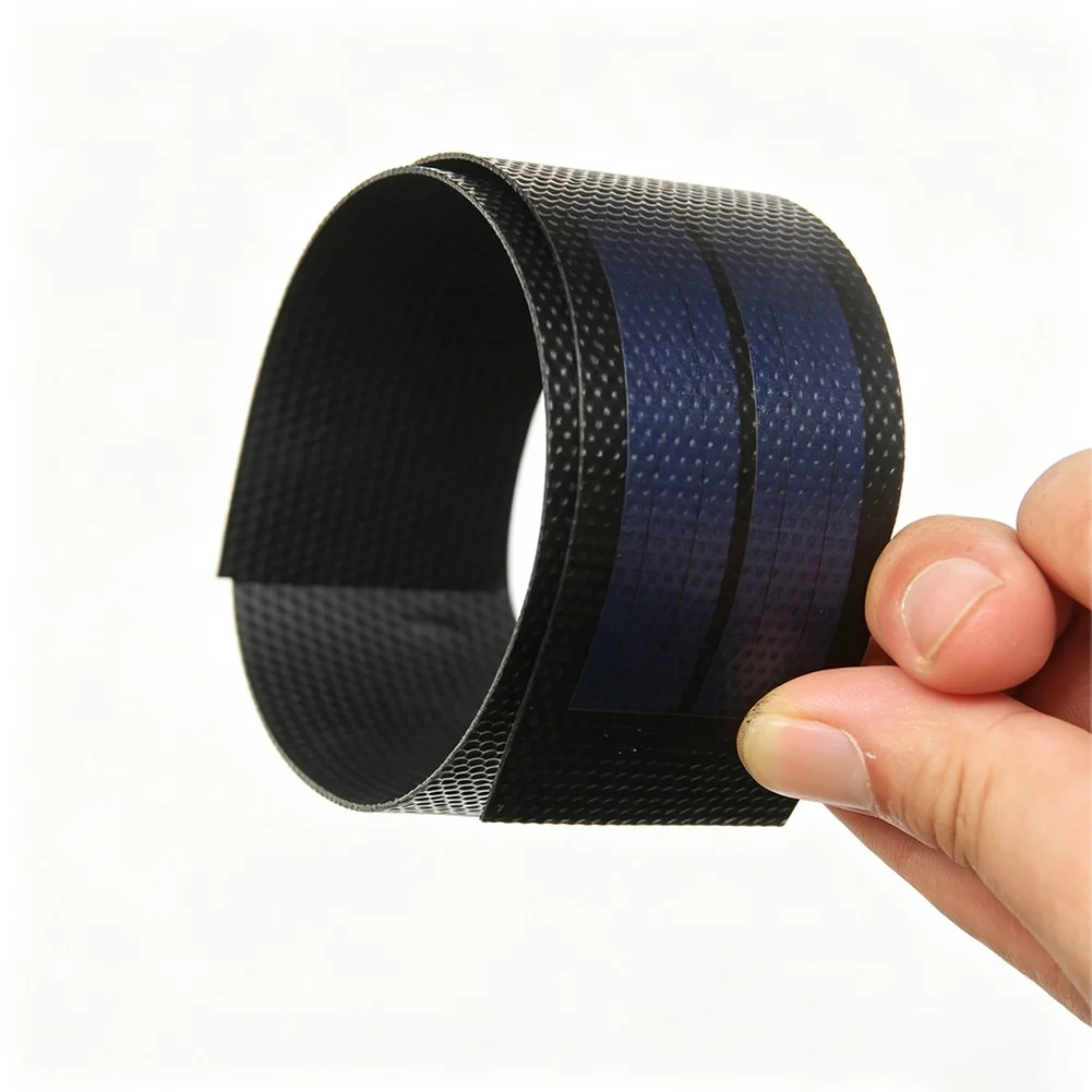 1W 6V Rollable Flexible Solar Panel Amorphous Silicon 500x40mm ETFE for Portable For Outdoor Solar Applications