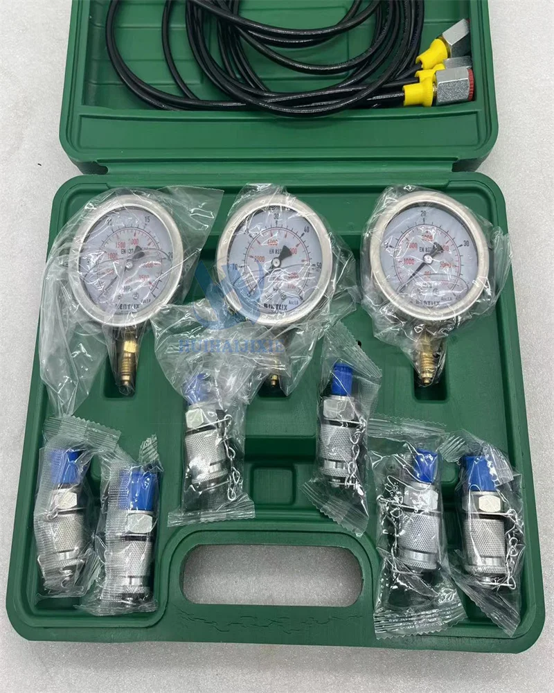 Construction Machinery Parts Excavator Hydraulic Gauge Hydraulic Pressure Gauge 3 Gauge
