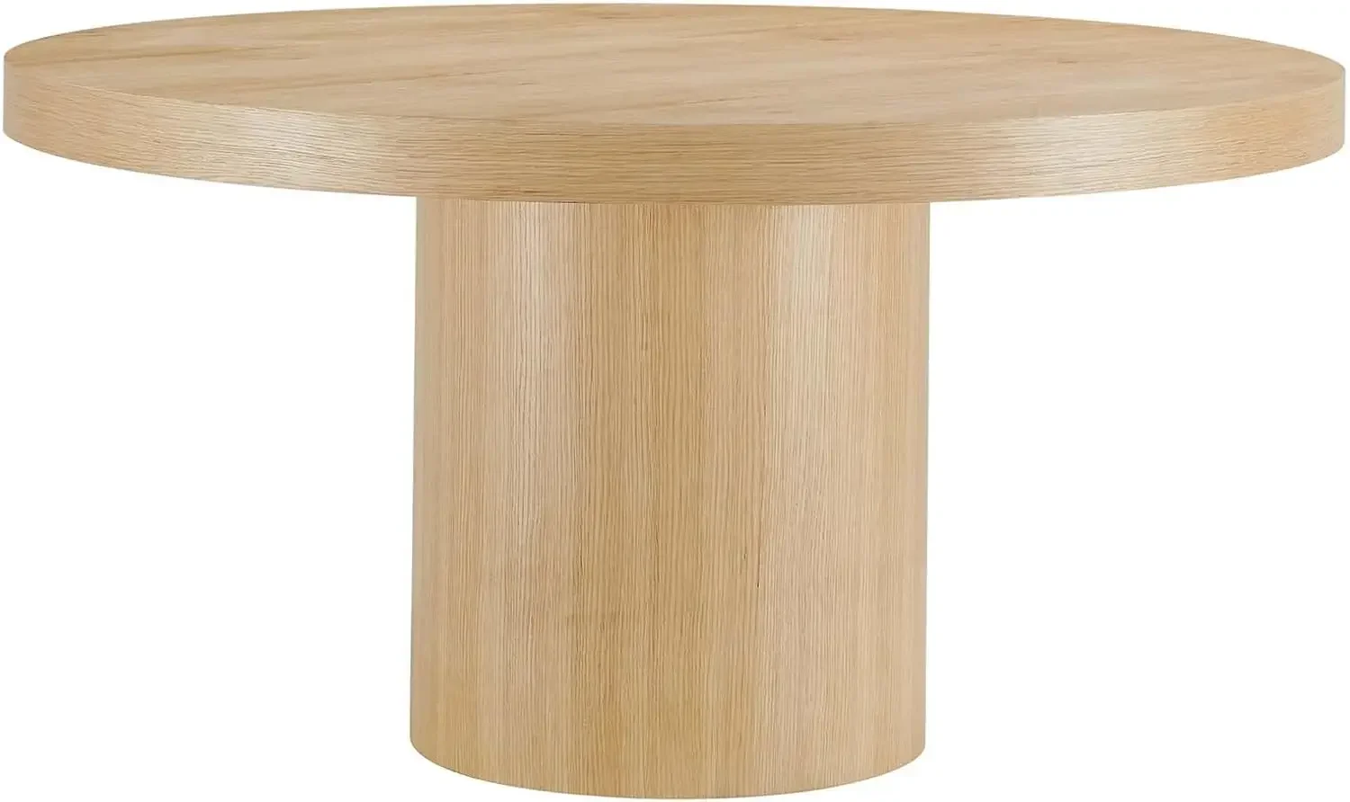 WAL Gratify 60" Round Dining Table, Walnut|