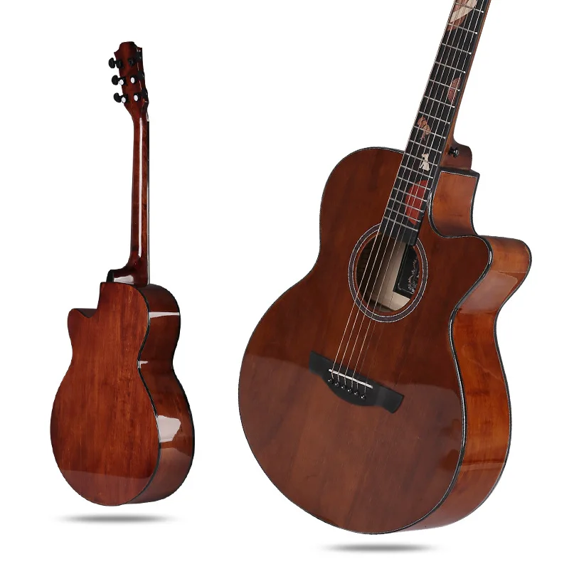 

2024 HIGH QUALITY Bright Single Doodle Fingerboard Acoustic GUITAR Instrument 40 "guitar