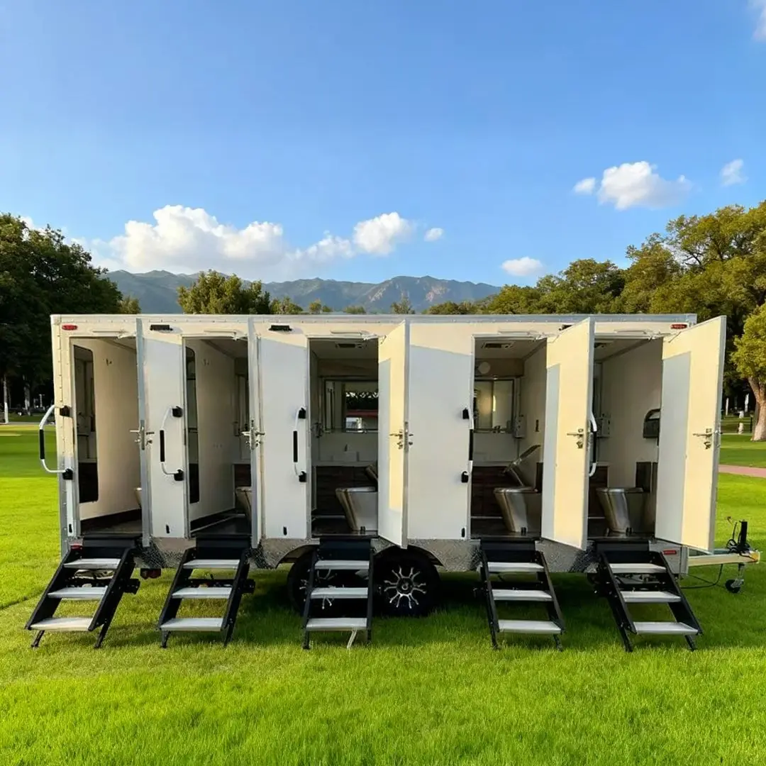 

High Strength Durable Portable Toilet Non-Slip Corrosion-Resistant Long-Term Use for Construction Sites