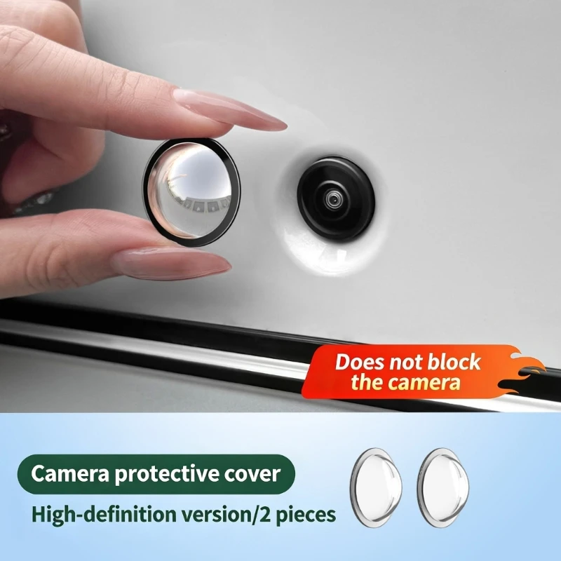 New Car Camera Lens Protector Cover For 360° Car Reverse Camera Dustproof and Rainproof CoverRear View Backup Camera Cover view 3