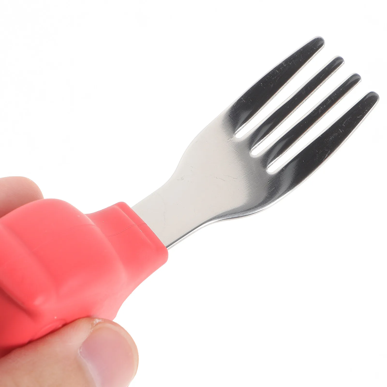 

1Set Baby Fork Spoon Lightweight Stainless Steel Toddler Utensils Training Feeding Set for Feeding