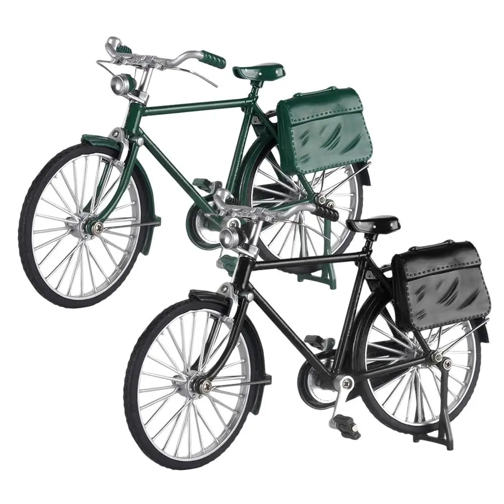 Simulation Retro 28 Metal Die-cast Bicycle Model Creative DIY Home Decoration Assembled 28 Bicycle DIY Model Ornaments Toy