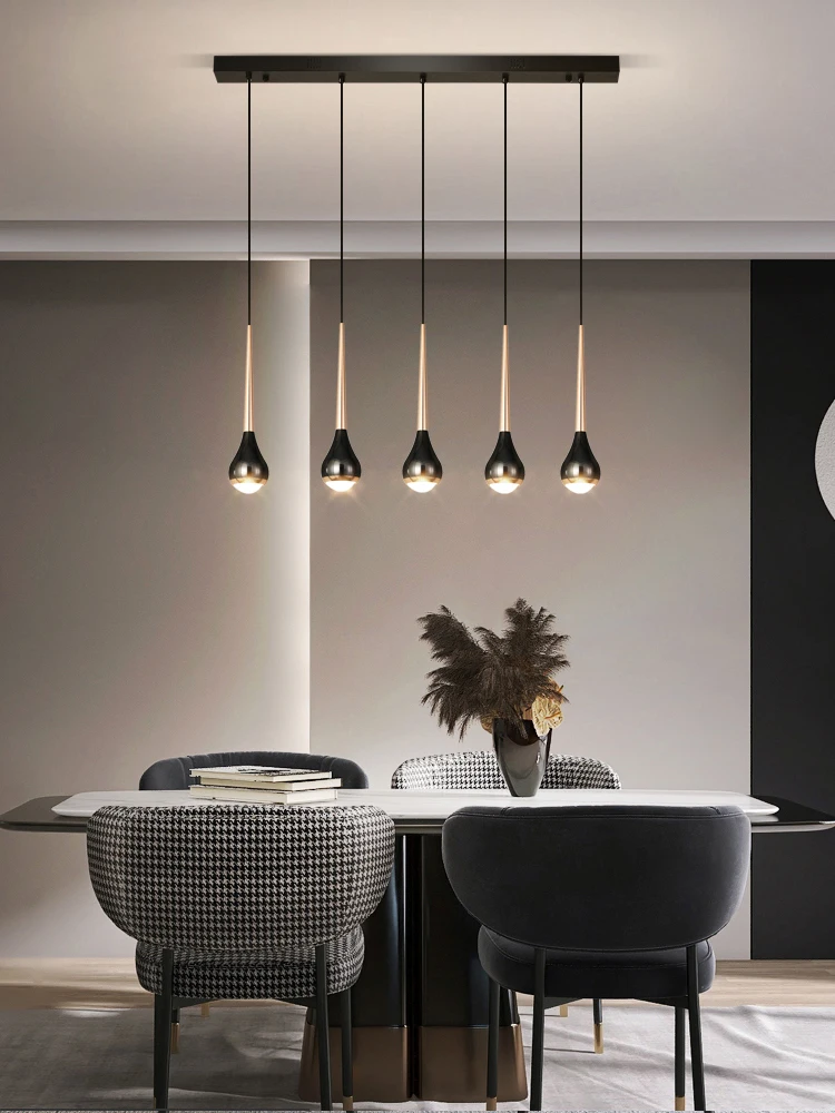 

LED Nordic Style Chandelier Hanging Restaurant Pendant Light Living Room Ceiling Light Bedroom Headboard Decoration Pendent Lamp