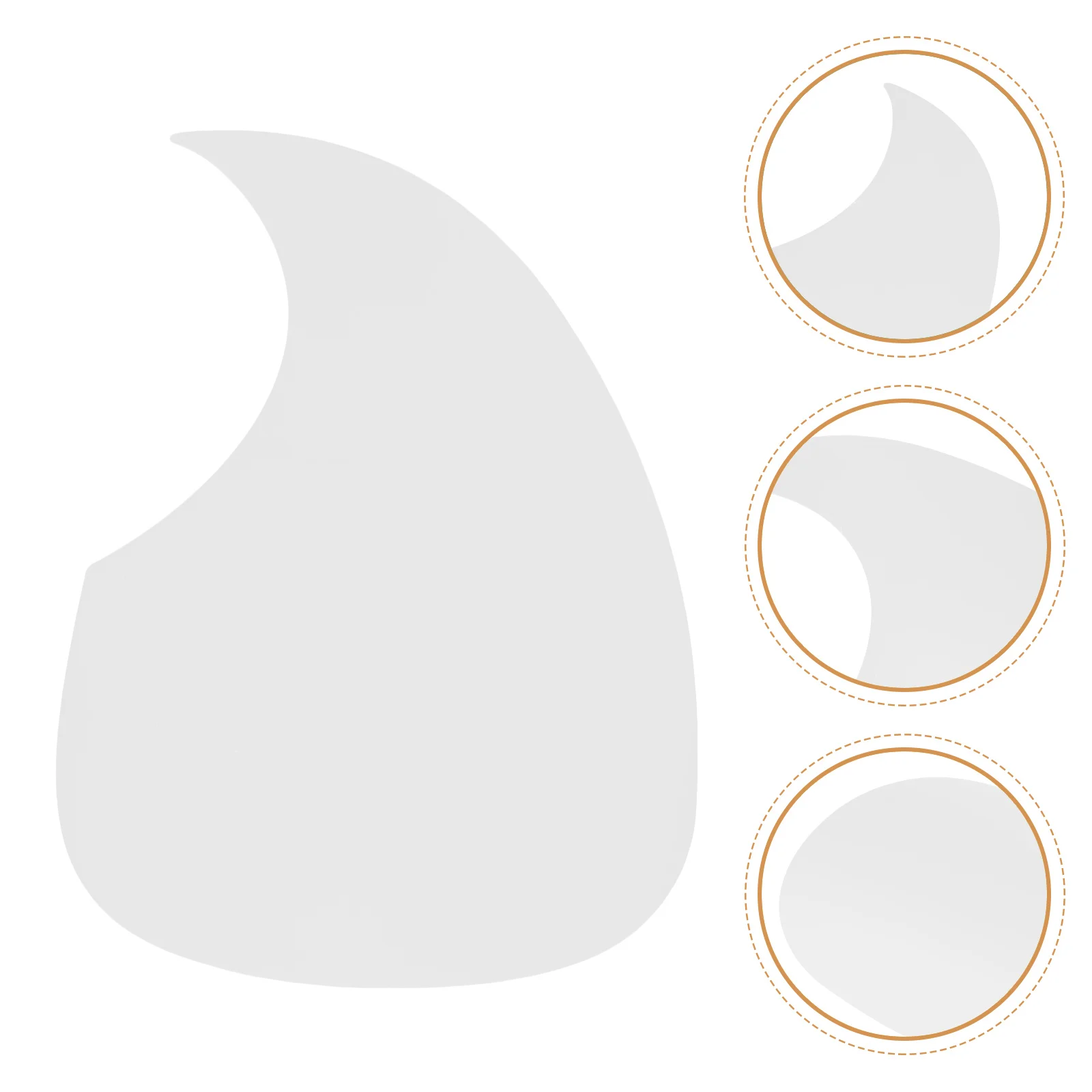 

Delicate Guitar Sticker Accessories Nano Material Scratch Plate Acoustic Pick Guard