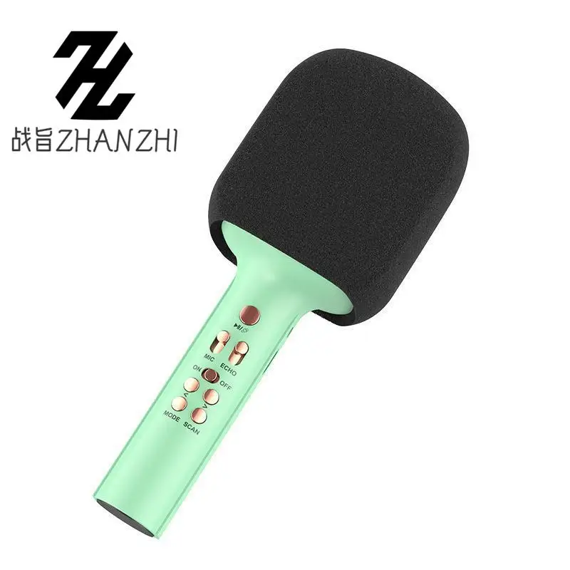 Q11 Mikrofon Kondensor Bluetooth Nirkabel Audio Mikrofon Bernyanyi Langsung