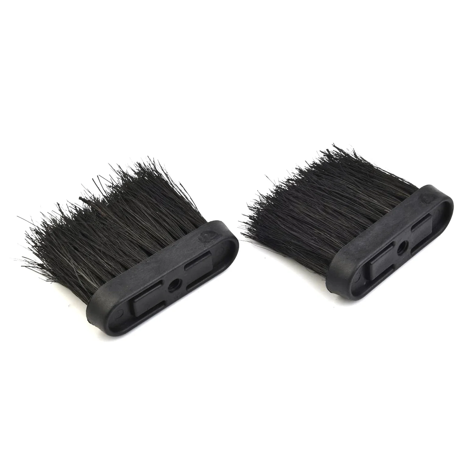 2Pcs Fireplace Brushes Wooden Handle Round Shape Brush Head Fireplace Fire Hearth Fireside Hearth Repalcing Brush Cleaning Tool