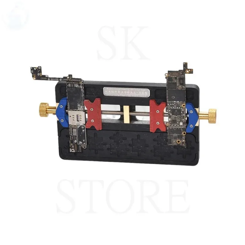 

Universal PCB Holder High Temperature Resistance Double Bearing Jig Fixture Phone Motherboard Soldering Tools Rework Platform