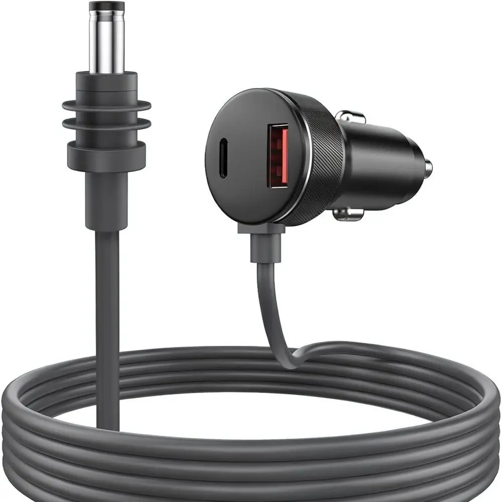 High Power Vehicle Charging Socket Digital Display Fast Charge USB C Adapter For Smartphone Tablet Watch Laptop