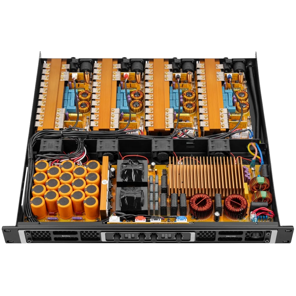 

Receivers Amplifiers Home 4Channel 1300Watts Class TD 1U Professional Sound Power Amplifier Audio For Sale
