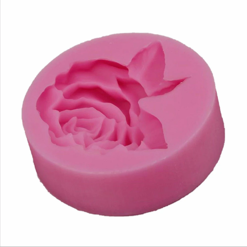 3D Rose Flower Silicone Mold for Cake Toppers Soap Chocolate Candy Baking Resin Aromatherapy Plaster Clay - Kitchen Craft
