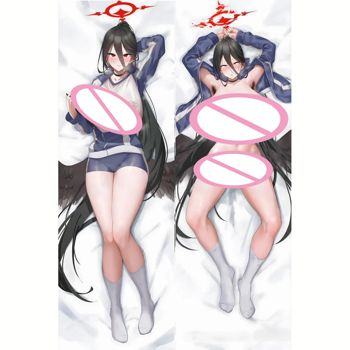 NEW Original Anime Cosplay Otaku Cushion Cover Bedding Blue Archive Hanekawa Hasumi Sexy Dakimakura Hing Body Pillow Case