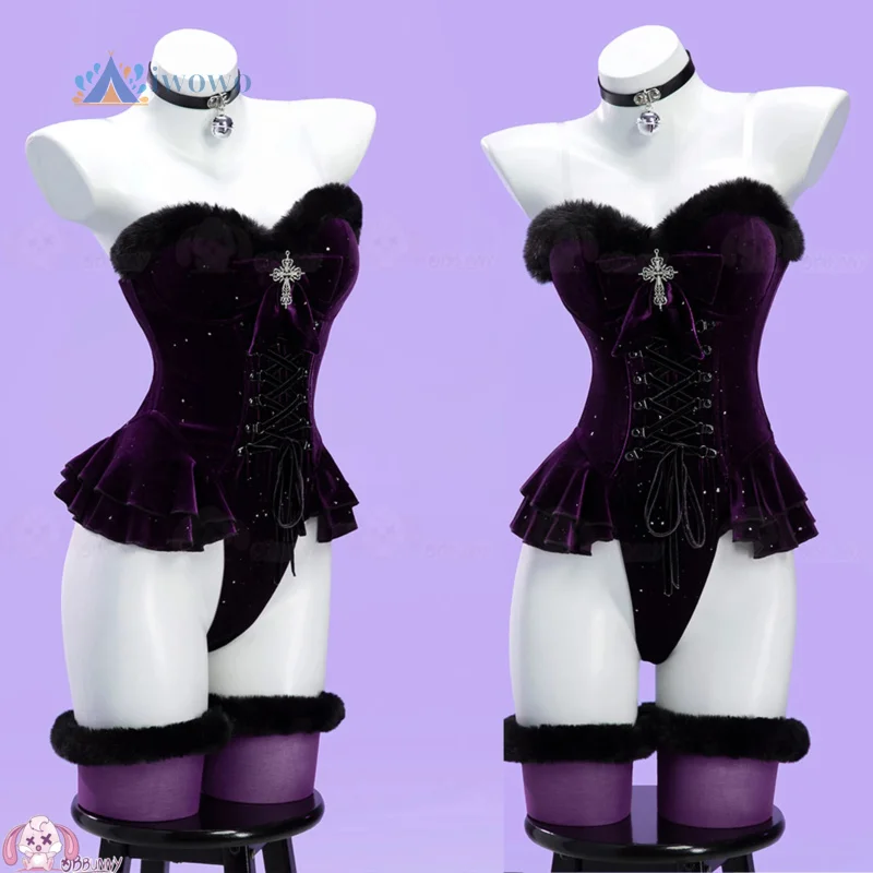 الساحرة مأدبة تأثيري حلي هالوين الأسود الأرجواني أفخم كيب الزي أنيمي الدعامة هالوين عيد الميلاد لعب دور