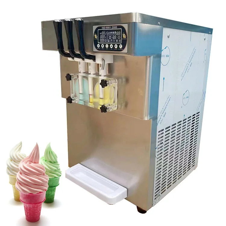 

5 flavor soft ice cream machine/softy sundae ice cream machine/soft serve ice cream making machine