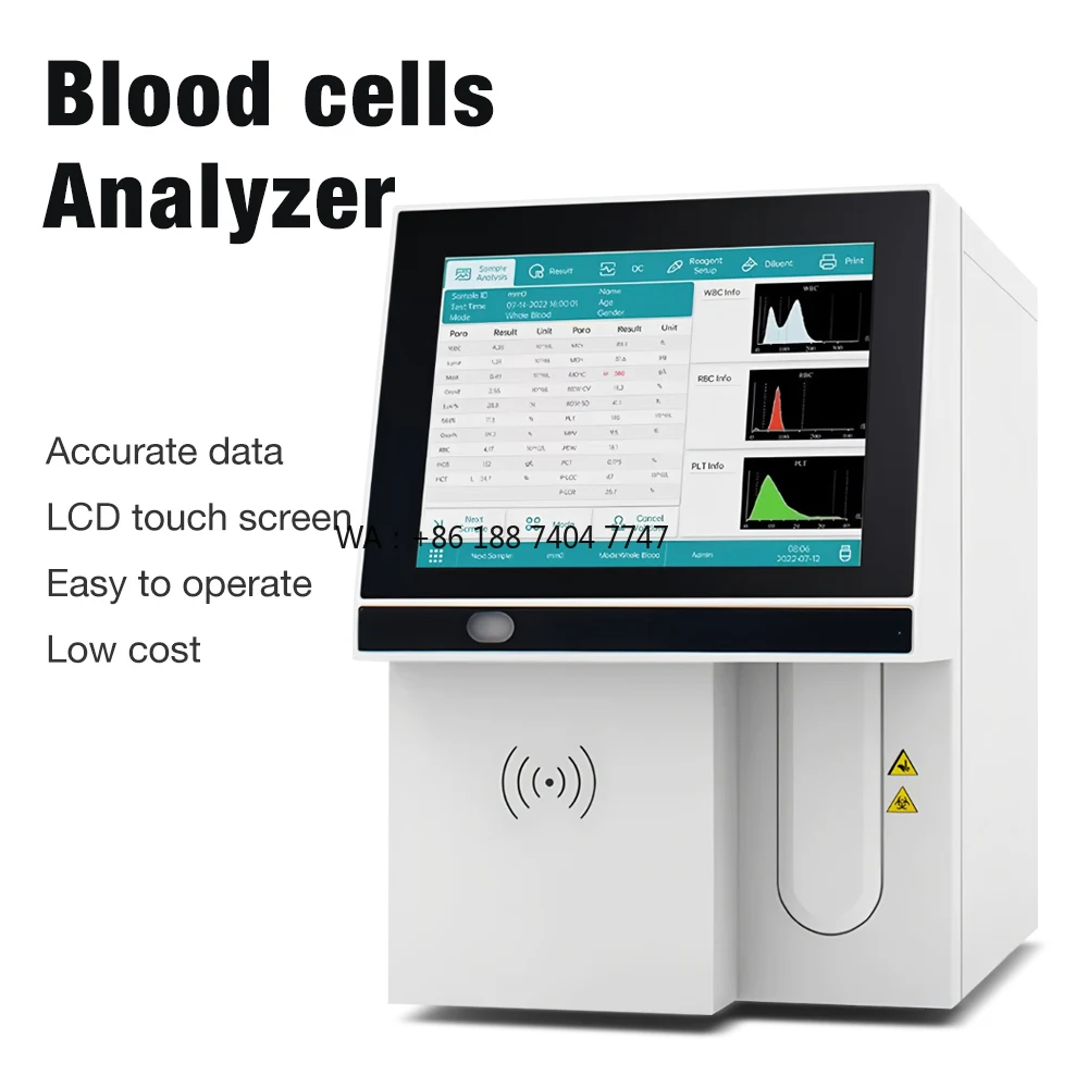 Differential  Analyzer High Efficiency 3 PartAnalyzer Automated Cell Analyzer and Counter 3 Part