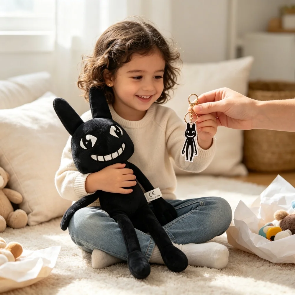 with Keychain Animal Hospital Plush Doll Cute Anime Peripherals Toy Halloween Christmas Gift