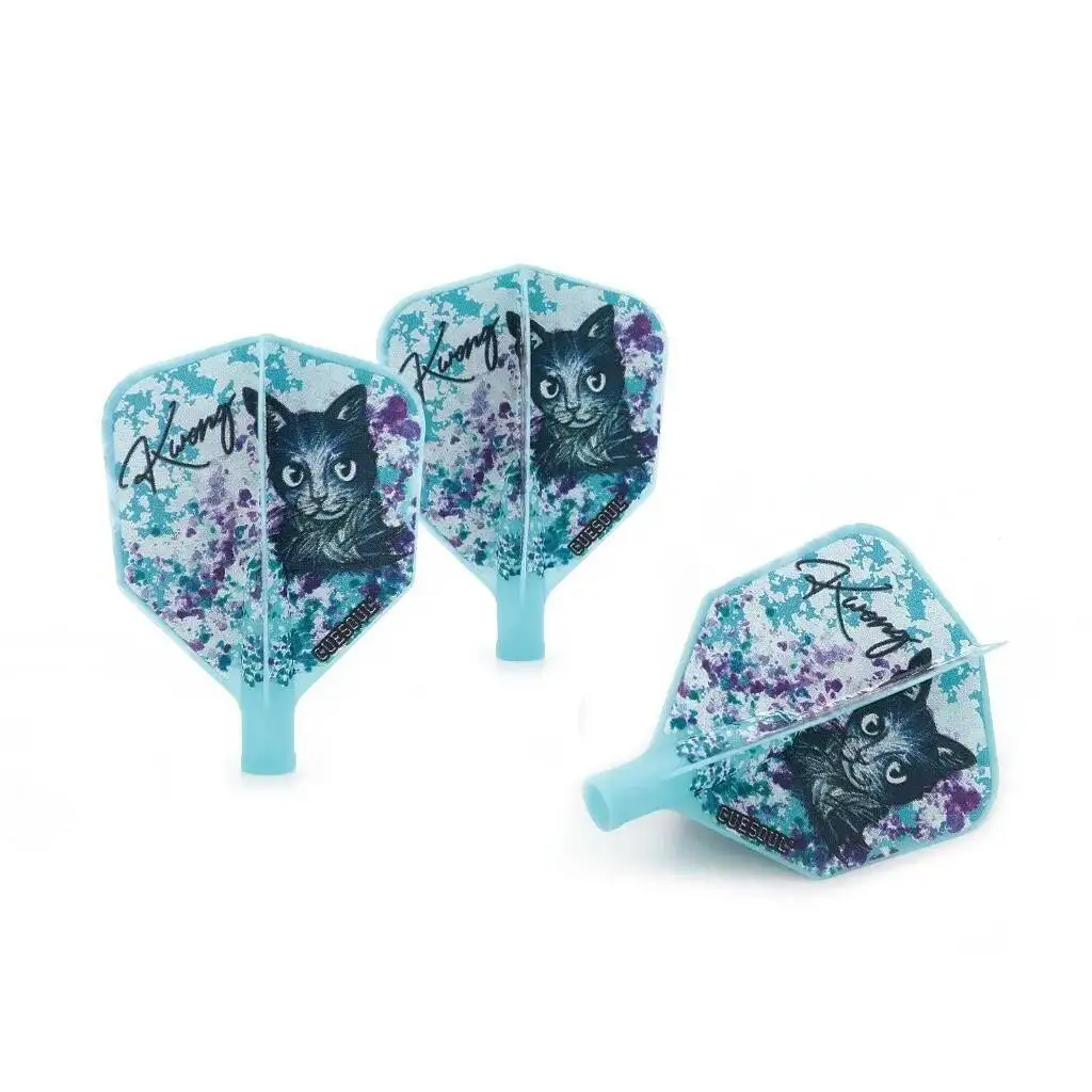 

CUESOUL TERO AK4 Dart Flights Big Wing Shape Cute Cat Dart Pin Shaft Tail Wing