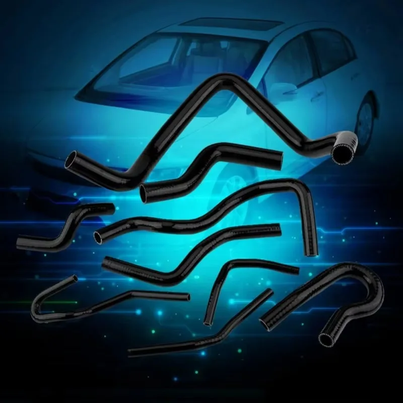 9 Uds para Civic D15 D16 SOHC EG EK 1992-2000 Kit de manguera de radiador de coche de silicona reemplazo nuevo 2025