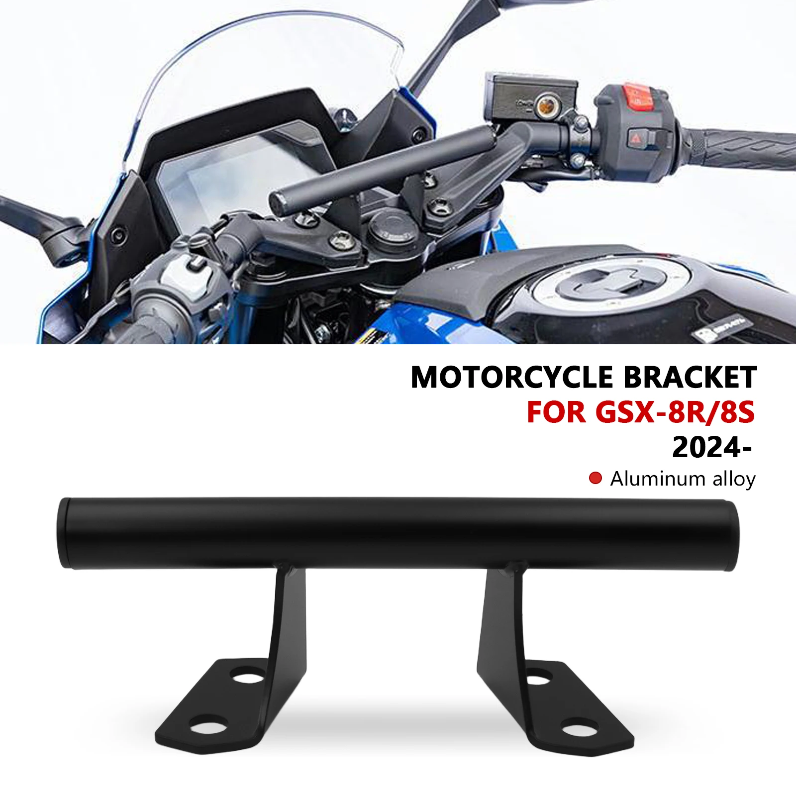 

For GSX-8R GSX8R GSX8S GSX-8S 2024 2025 Motorcycle Phone Extension Holder Stand GPS Navigation Bracket Cellphone Bracket