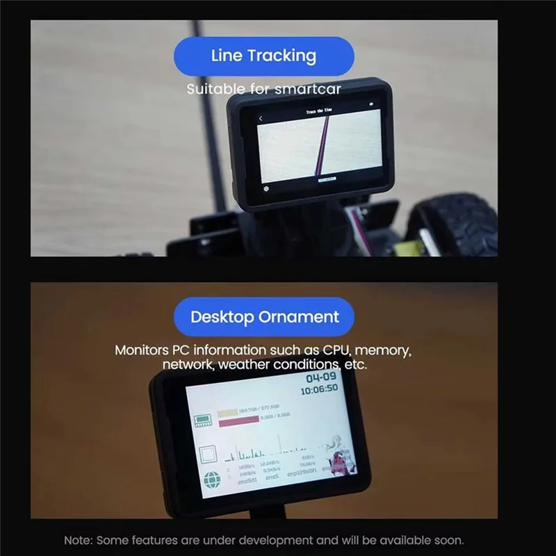 EMECE-For Sipeed Maixcam لوحة تطوير RISC V AI Kit 32G WIFI6 4MP Cam 2.3 بوصة تعمل باللمس دعم 1 TOP NPU Python/C ++