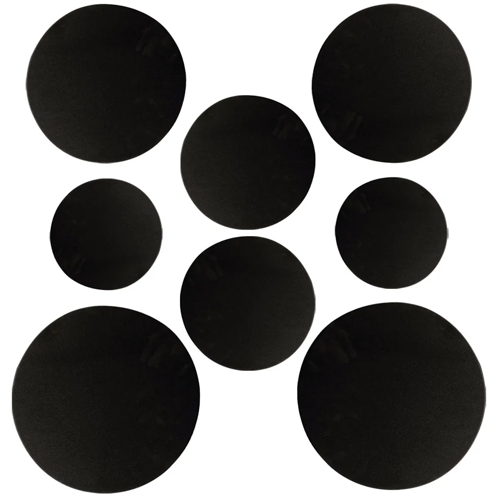 

8Pcs Drum Mute Pads Compact Portable Drum Practice Pad for Jazz Drummers Home Use Quiet Drumming Solution