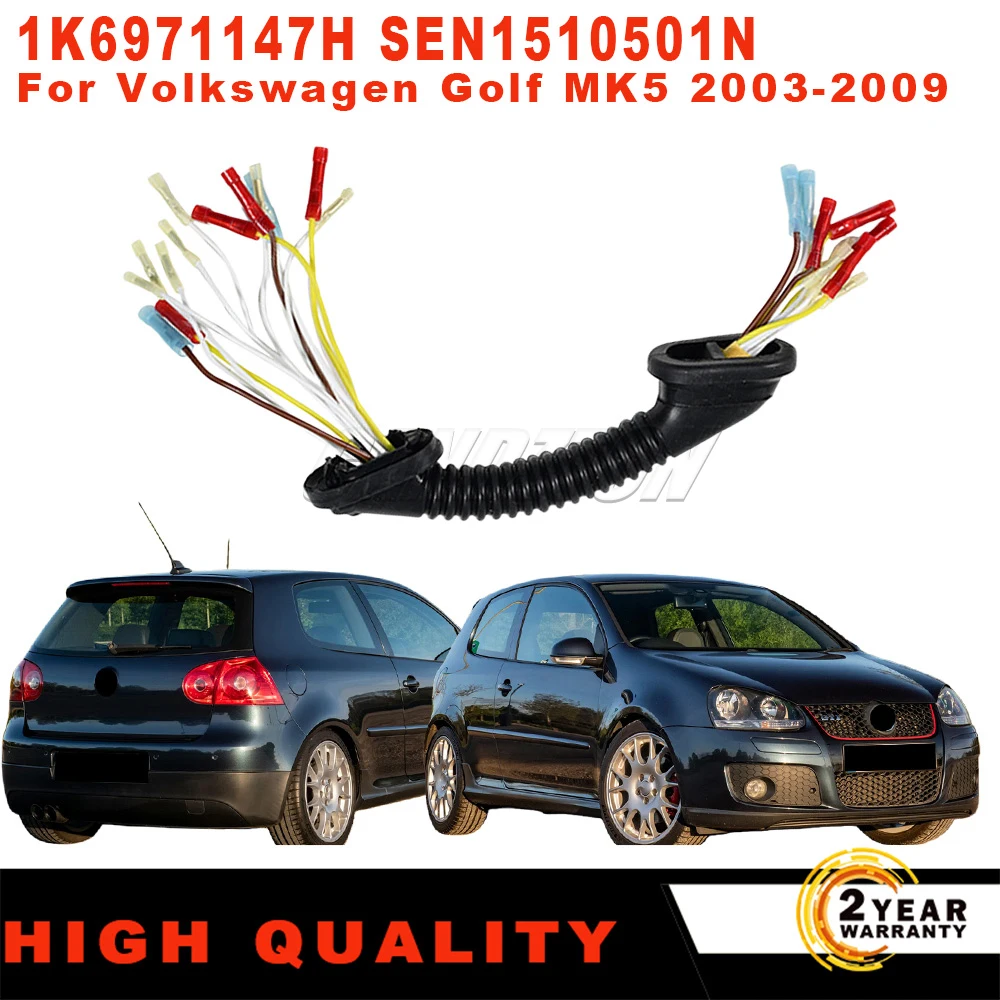 

1 шт. новый комплект для ремонта жгута проводов багажника левой задней двери 1K6971147H SEN1510501N для VW Golf MK5 A5, простая установка автомобильных аксессуаров